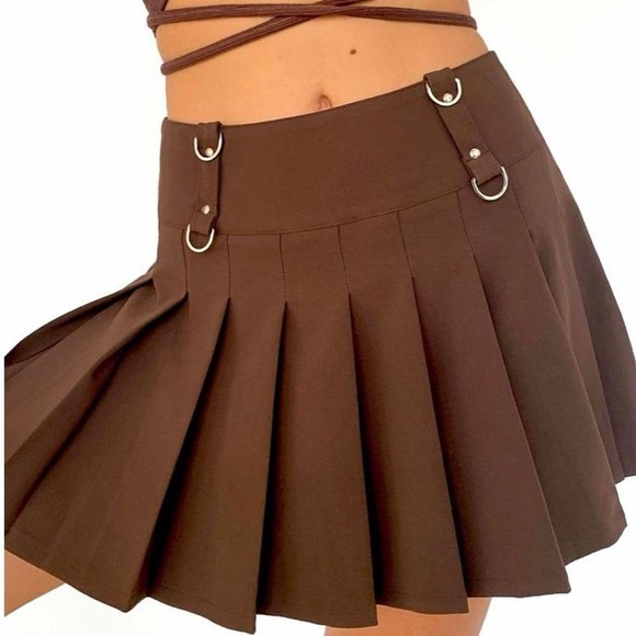 Tiger Mist Darcey Skirt - Chocolate - Picture 9 of 9